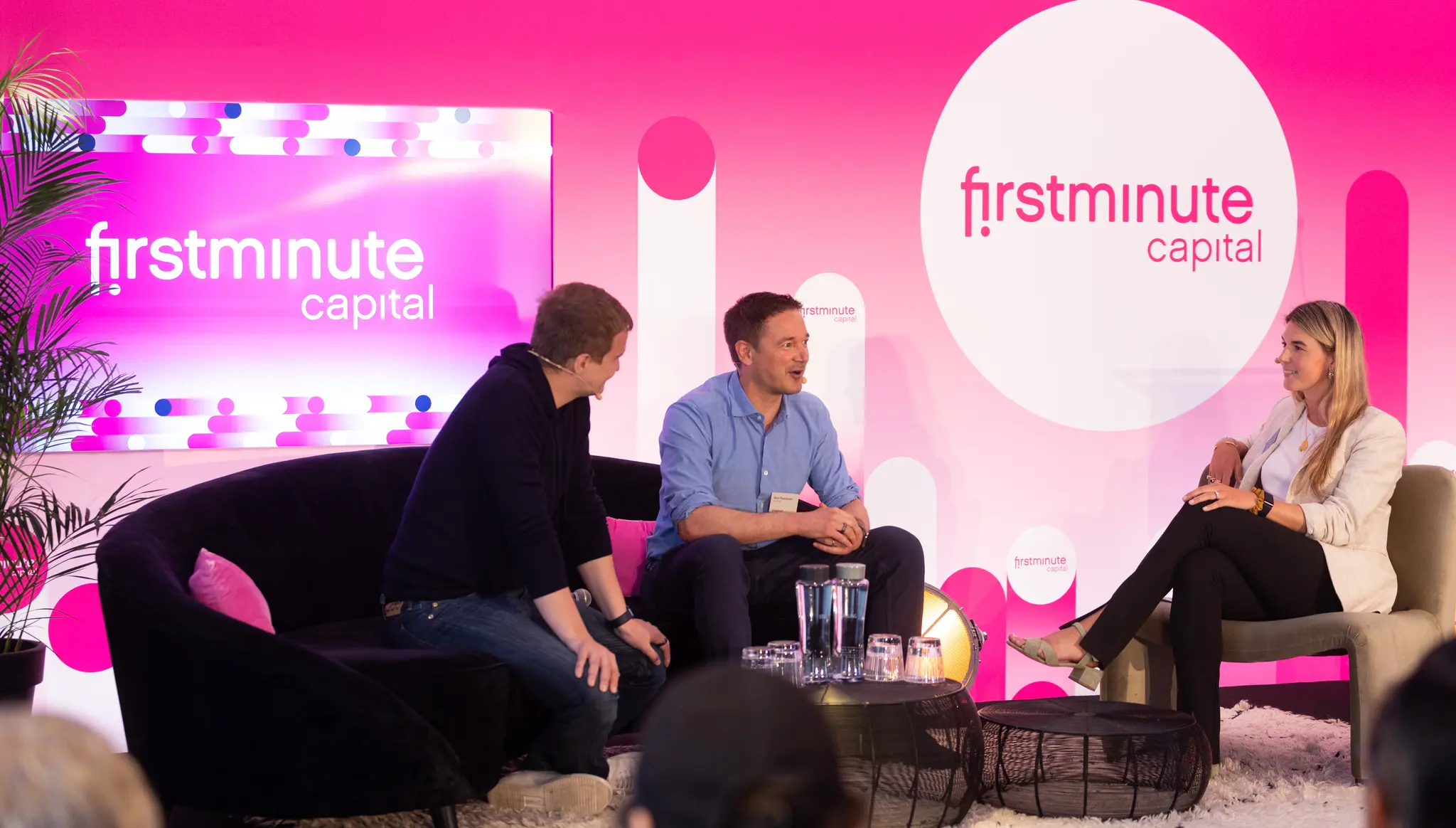Miki Kuusi (Wolt), Ilkka Paananen  (Supercell) & Liv Price (firstminute capital)